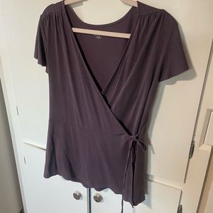 Loft wrap shirt